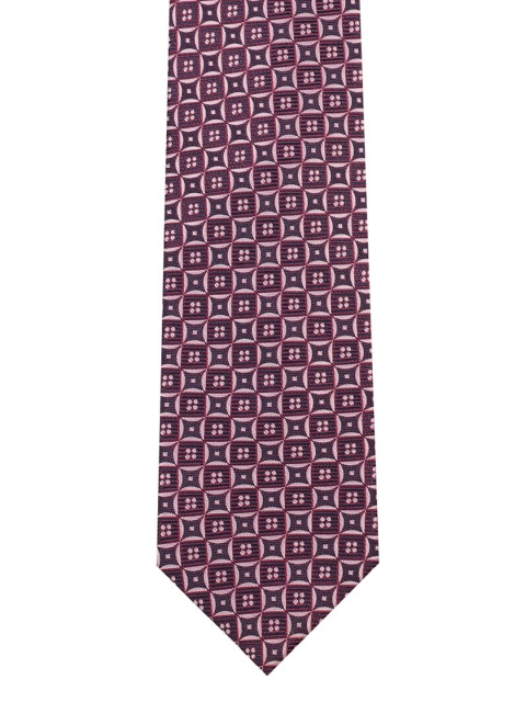 

Park Avenue Men Red Woven Design Broad Tie