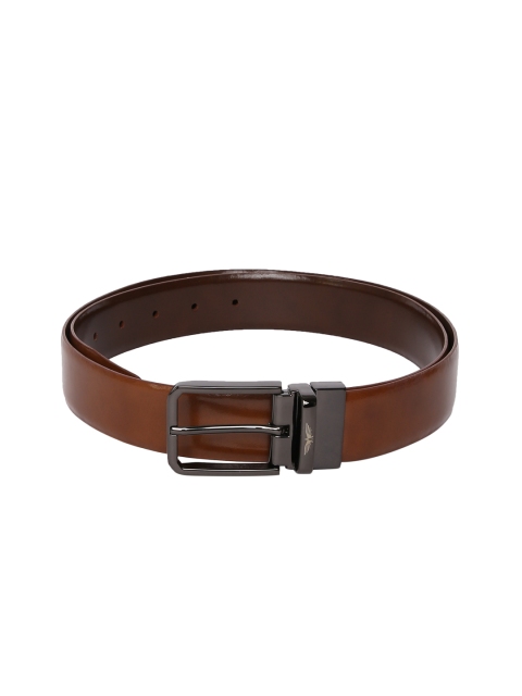 

Park Avenue Men Tan & Brown Solid Reversible Leather Belt