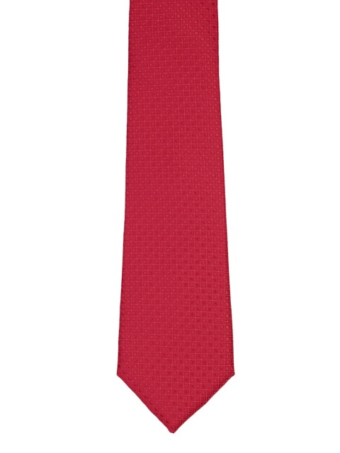 

Park Avenue Red Woven Design Broad Tie