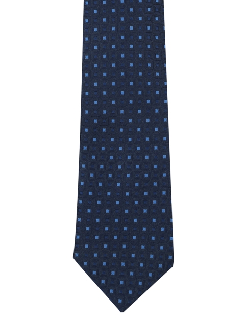 

Park Avenue Men Navy Blue Woven Design Broad Tie