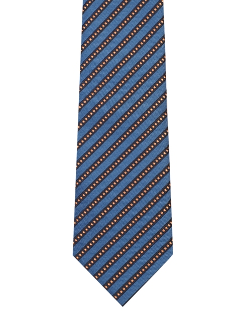 

Park Avenue Men Blue Striped Broad Tie