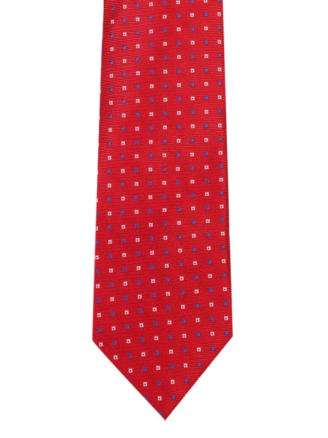 

Park Avenue Men Red Woven Design Broad Tie