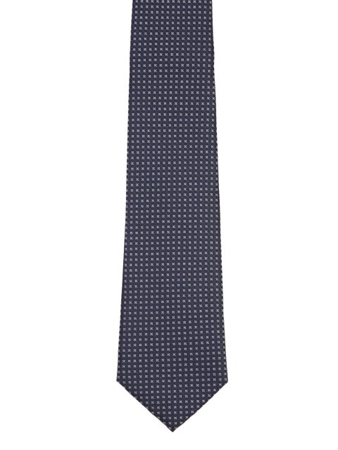

Park Avenue Blue & Cream-Coloured Woven Design Broad Tie