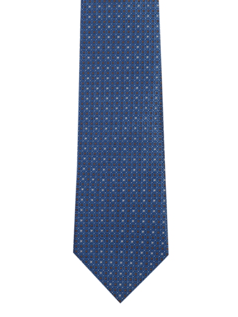 

Park Avenue Men Blue Woven Design Symphony Broad Tie