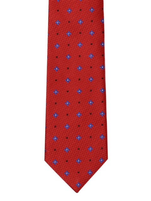 

Park Avenue Red & Blue Woven Design Broad Tie