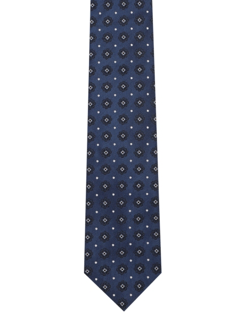 

Park Avenue Men Navy Blue Woven Design Broad Tie