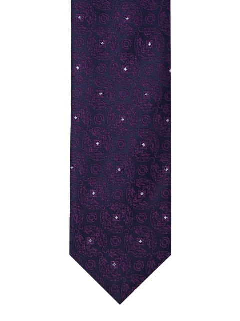 

Park Avenue Men Violet Woven Design Broad Tie