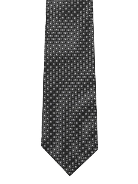 

Park Avenue Men Black & Grey Woven Design Broad Tie