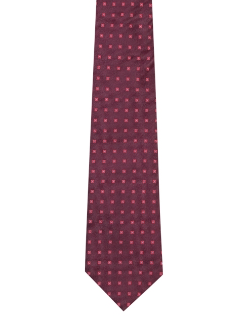 

Park Avenue Men Red Woven Design Symphony Broad Tie
