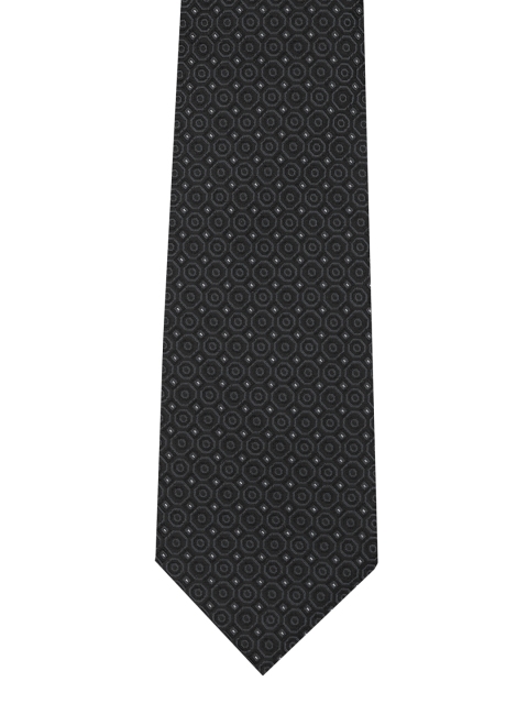 

Park Avenue Black Woven Design Broad Tie