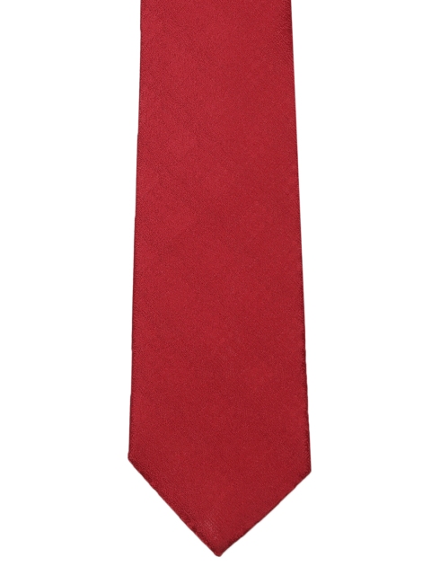 

Park Avenue Men Red Woven Design Broad Tie