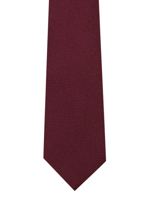 

Park Avenue Men Maroon Solid Broad Tie