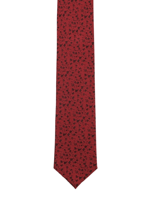 

Park Avenue Men Red Woven Design Broad Tie