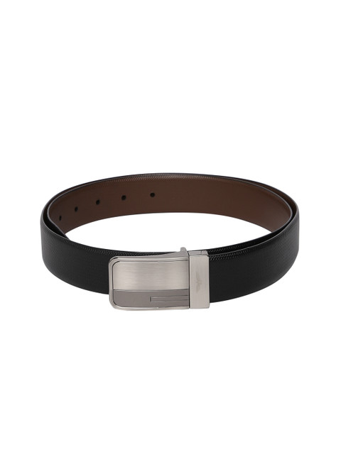 

Park Avenue Men Black & Brown Textured Reversible Leather Belt