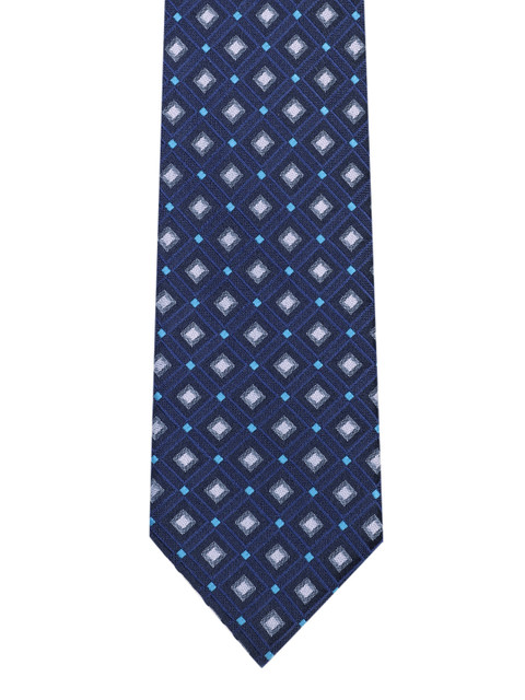 

Park Avenue Men Navy Blue Woven Design Broad Tie