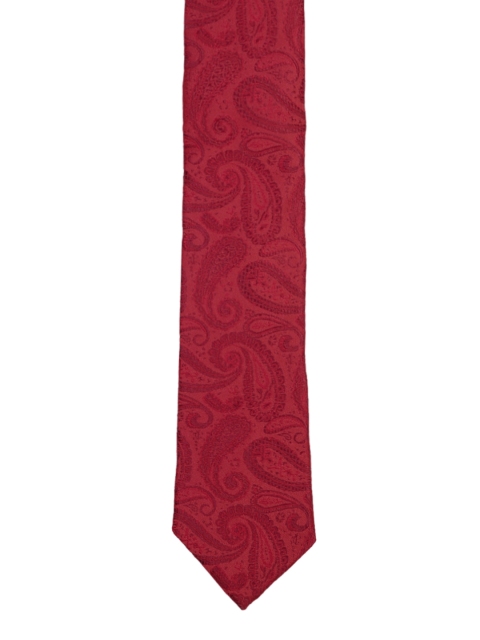 

Park Avenue Maroon Woven Design Broad Tie