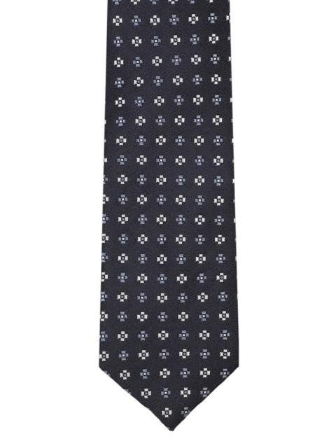 

Park Avenue Men Navy Blue Woven Design Broad Tie