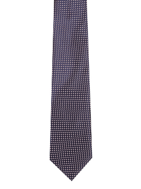 

Park Avenue Men Navy Blue & Pink Checked Broad Tie