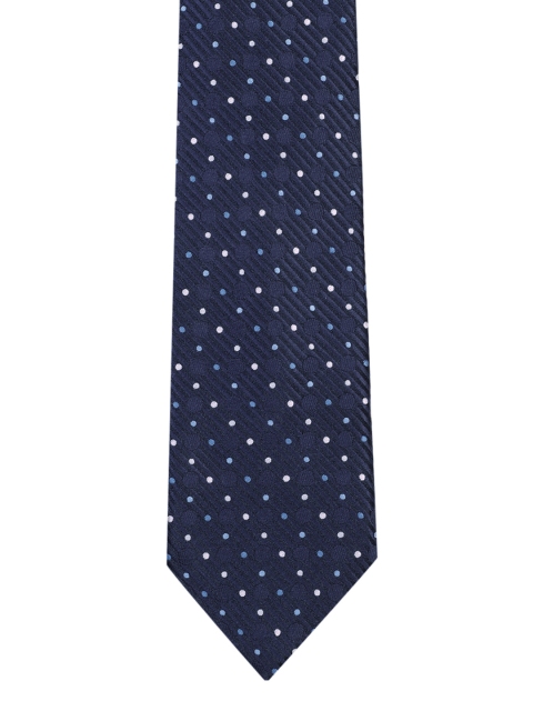 

Park Avenue Men Navy Blue Woven Design Broad Tie