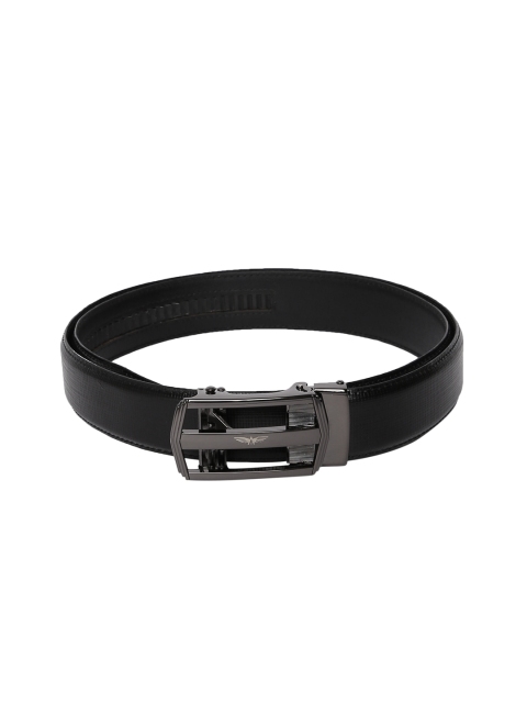 

Park Avenue Men Black & Brown Textured Leather Belt
