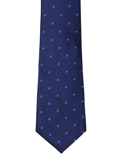 

Park Avenue Men Blue Woven Design Broad ZIPPER Tie