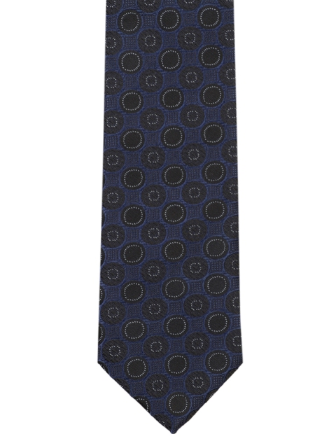 

Park Avenue Men Navy Blue Woven Design Broad Tie