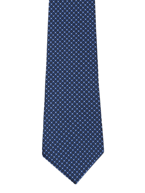 

Park Avenue Blue & White Woven Design Broad Tie