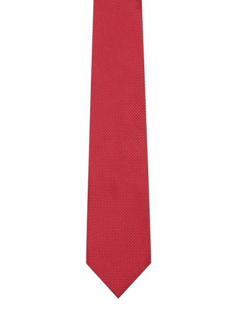 

Park Avenue Men Red Woven Design Symphony Broad Tie