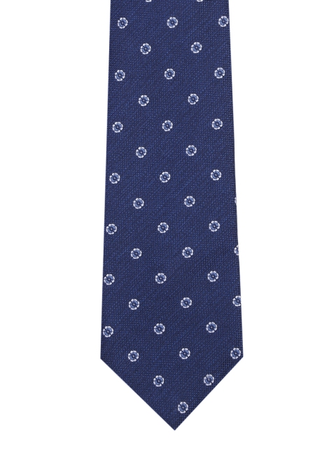 

Park Avenue Navy Blue Woven Design Broad Tie