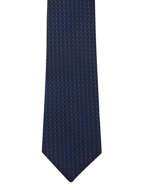 

Park Avenue Men Navy Blue Woven Design Broad Tie