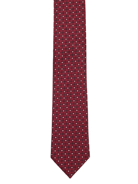 

Park Avenue Men Maroon Woven Design Broad Tie