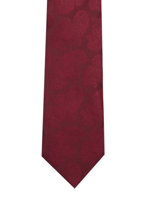 

Park Avenue Maroon Woven Design Broad Tie