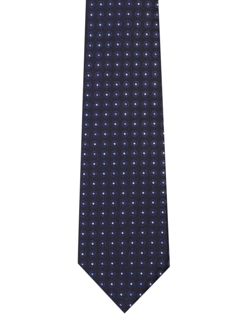 

Park Avenue Men Blue Woven Design Symphony Broad Tie