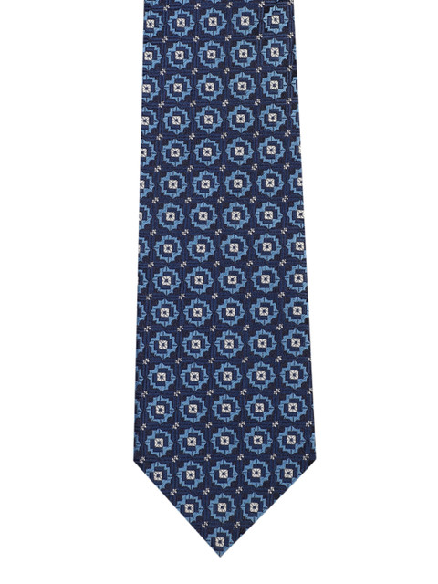 

Park Avenue Men Navy Blue Woven Design Broad Tie