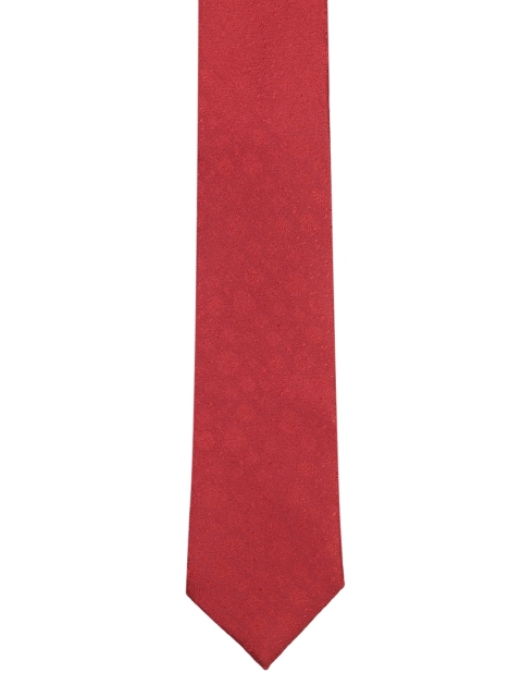

Park Avenue Men Red Solid Broad Tie