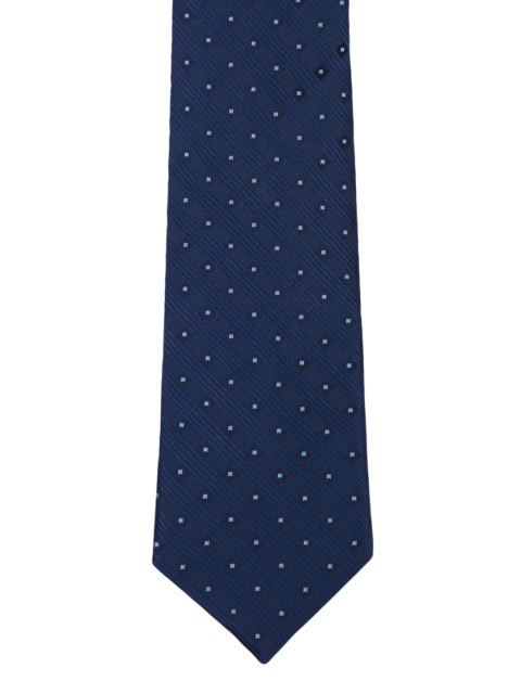 

Park Avenue Blue & White Woven Design Broad Tie