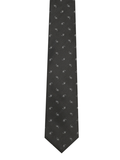 

Park Avenue Black Woven Design Broad Tie
