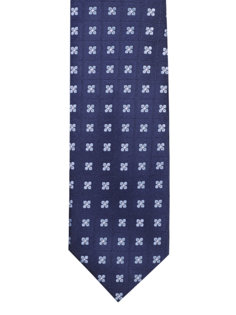 

Park Avenue Men Navy Blue Woven Design Broad Tie