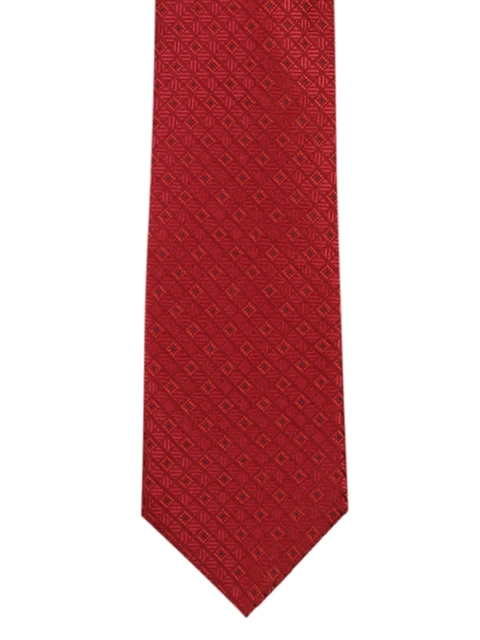 

Park Avenue Men Maroon Woven Design Symphony Broad Tie