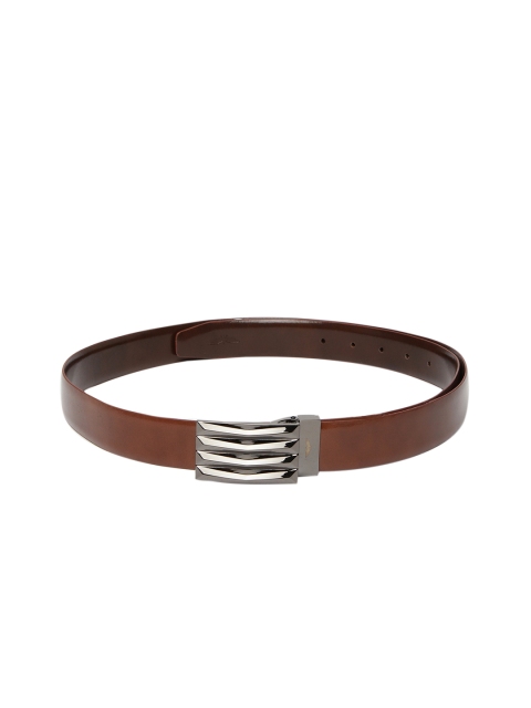 

Park Avenue Men Brown Solid Leather Reversible Belt