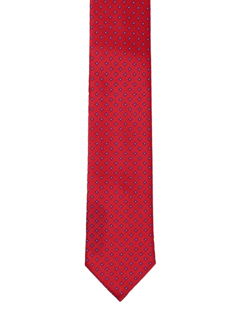 

Park Avenue Men Red Woven Design Broad Tie