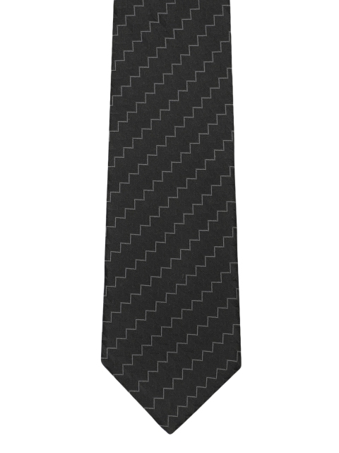 

Park Avenue Men Black Woven Design Broad Tie