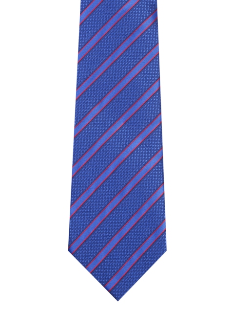 

Park Avenue Blue Striped Broad Tie