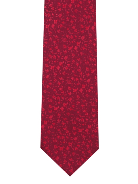 

Park Avenue Maroon Woven Design Broad Tie