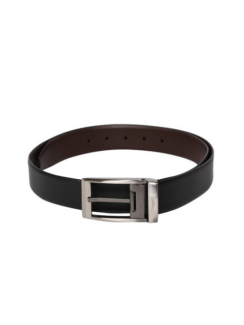 

Park Avenue Men Black & Brown Textured Reversible Leather Belt