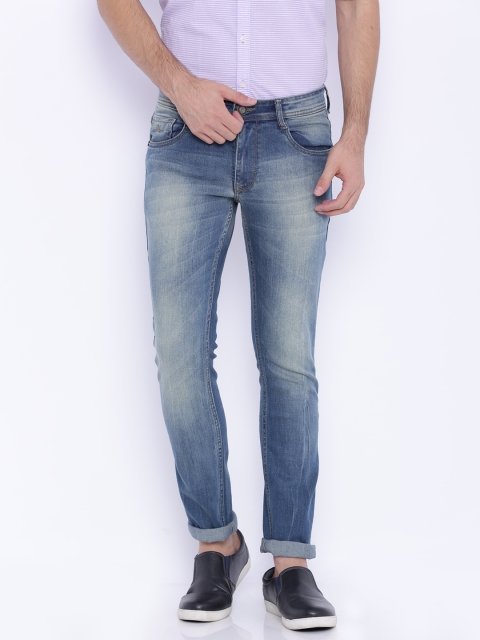 

Parx Blue Slim Tapered Fit Jeans