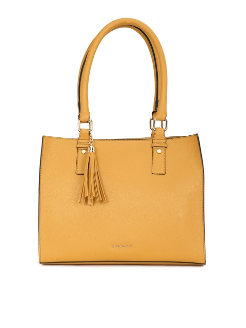 

Allen Solly Women Mustard Yellow Solid Shoulder Bag
