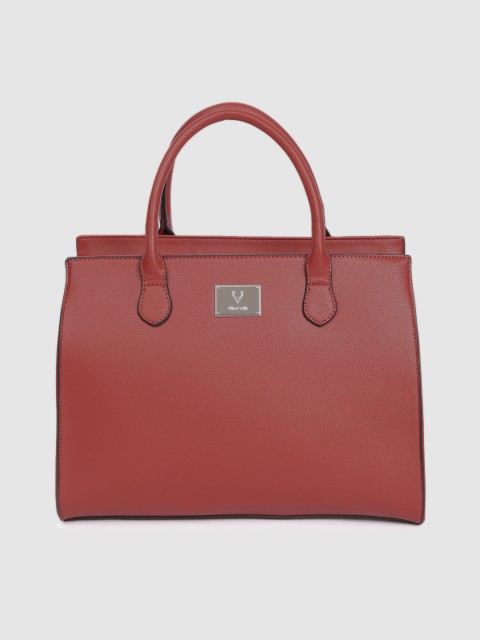 

Allen Solly Red Solid Handheld Bag