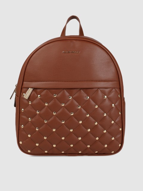 

Allen Solly Women Brown Textured Backpack