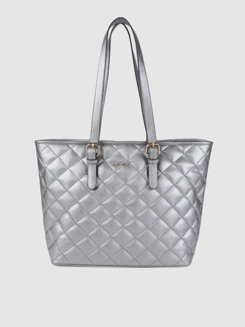 

Allen Solly Gunmetal-Toned Quilted Shoulder Bag, Metallic